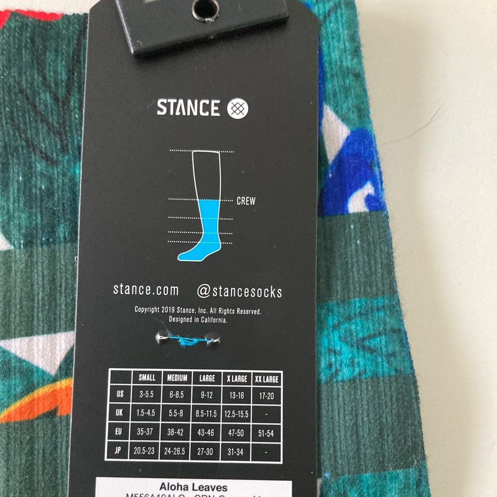 Men’s Stance Aloha Leaves Socks - Picture 4 of 4